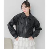 レースパッチ付FレザーBZ | RETRO GIRL | 詳細画像8