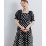 【オケージョン】金刺繍肩リボンドレス | RETRO GIRL | 詳細画像8 