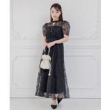 【オケージョン】花柄総刺繍ドレス | RETRO GIRL | 詳細画像12 