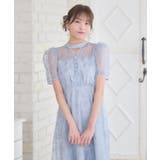 【オケージョン】花柄総刺繍ドレス | RETRO GIRL | 詳細画像25 