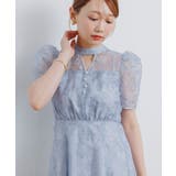 【オケージョン】花柄総刺繍ドレス | RETRO GIRL | 詳細画像4 