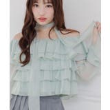 GRN0 | オフショルティアードBL | RETRO GIRL