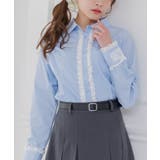 BLU0 | レース付きシャツ | RETRO GIRL