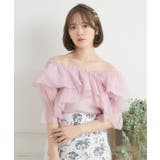 PNK0 | フリルオフショルBL | RETRO GIRL