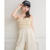 WHT4 | ボリュームフリルサロペット | RETRO GIRL