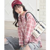 C/PNK | 【2wayアイテム】ストラップ付チェックSH | RETRO GIRL