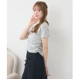 GRY1 | シャーリングドット釦CT | RETRO GIRL
