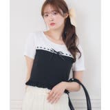 BLK1 | ビスチェライクTEE | RETRO GIRL