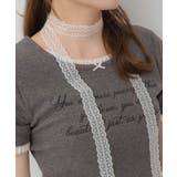 レースチョーカー付きロゴTEE | RETRO GIRL | 詳細画像30