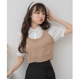 パフ袖ドッキングSH | RETRO GIRL | 詳細画像22