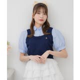 BLU2 | パフ袖ドッキングSH | RETRO GIRL