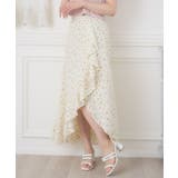 P/WHT | イレヘムスリットSK | RETRO GIRL