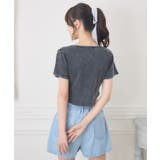 プレート付きショートテレコCT | RETRO GIRL | 詳細画像17 