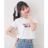 WHT2 | catプリントTEE | RETRO GIRL