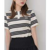 WHT4 | マルチボーダーポロTEE | RETRO GIRL