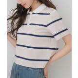 PNK0 | マルチボーダーポロTEE | RETRO GIRL