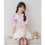 【EC限定カラー】襟付きヴィンテージカーデ | RETRO GIRL | 詳細画像17