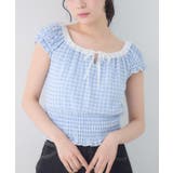 BLU1 | ウエストシャーリングカット | RETRO GIRL