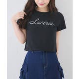 BLK1 | キラキラスターロゴTシャツ | RETRO GIRL