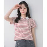 マルチボーダーポロTシャツ | RETRO GIRL | 詳細画像15 