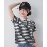 マルチボーダーポロTシャツ | RETRO GIRL | 詳細画像2 