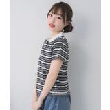 マルチボーダーポロTシャツ | RETRO GIRL | 詳細画像4 