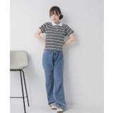 マルチボーダーポロTシャツ | RETRO GIRL | 詳細画像6 