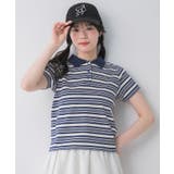 マルチボーダーポロTシャツ | RETRO GIRL | 詳細画像9 