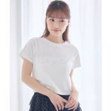 キラキラ筆記体ロゴTシャツ | RETRO GIRL | 詳細画像4 