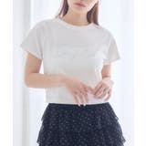 WHT2 | キラキラ筆記体ロゴTシャツ | RETRO GIRL