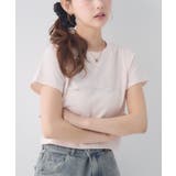 PNK0 | キラキラ筆記体ロゴTシャツ | RETRO GIRL