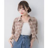 チェック切替ドロストシャツ | RETRO GIRL | 詳細画像15