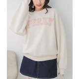 WHT4 | フラワーロゴトレーナー | RETRO GIRL