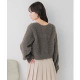 ビジュー付きシャギーカーデ | RETRO GIRL | 詳細画像13 