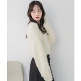 ビジュー付きシャギーカーデ | RETRO GIRL | 詳細画像7 