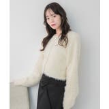 ビジュー付きシャギーカーデ | RETRO GIRL | 詳細画像8 