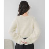 ビジュー付きシャギーカーデ | RETRO GIRL | 詳細画像9 