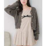 GRY2 | ビジュー付きシャギーカーデ | RETRO GIRL