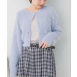 BLU0 | ビジュー付きシャギーカーデ | RETRO GIRL