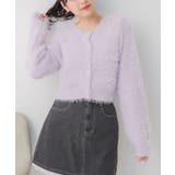 PPL0 | ビジュー付きシャギーカーデ | RETRO GIRL