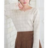 WHT4 | チェックジャガードNTPO | RETRO GIRL