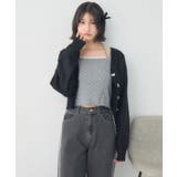 シャギーカーデ＆キャミSET | RETRO GIRL | 詳細画像34 