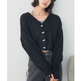 BLK1 | シャギーカーデ＆キャミSET | RETRO GIRL