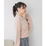 2枚襟ケーブルカーデ | RETRO GIRL | 詳細画像23 