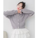 2枚襟ケーブルカーデ | RETRO GIRL | 詳細画像6 