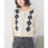 ハートアーガイルNTカーデ | RETRO GIRL | 詳細画像1 