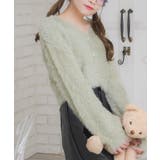 GRN0 | キラキラシャギーカーデ | RETRO GIRL