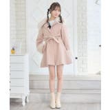 2wayファー襟付リボンコート | RETRO GIRL | 詳細画像20 