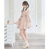 2wayファー襟付リボンコート | RETRO GIRL | 詳細画像24 