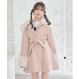 2wayファー襟付リボンコート | RETRO GIRL | 詳細画像25 